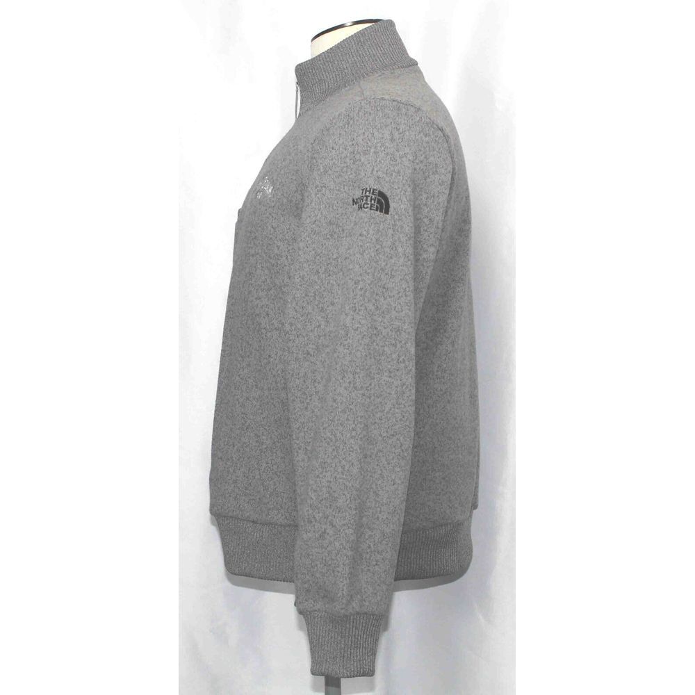 North Face Gray L/S Full-Zip Fleece‎ Jacket Jim Beam Embroidered Mens Size M - Picture 5 of 7